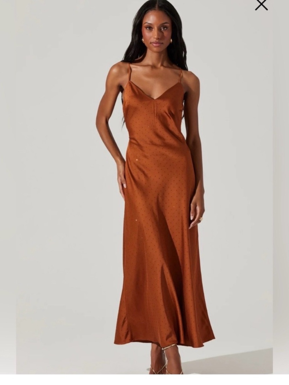 Satin Slip Maxi Dress